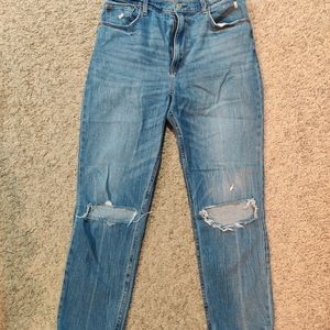 Abercrombie and Fitch The Ankle Straight Ultra High Rise Jean